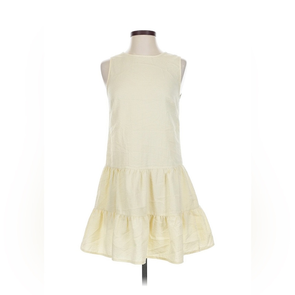 Atmosphere pinstripe drop-waist dress